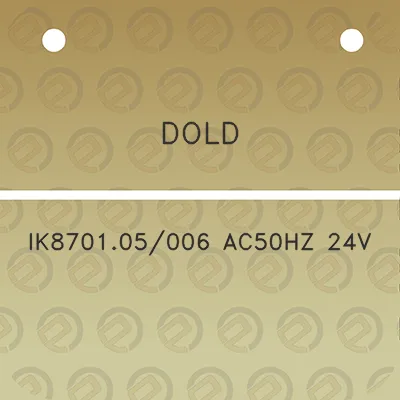 dold-ik870105006-ac50hz-24v