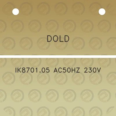 dold-ik870105-ac50hz-230v