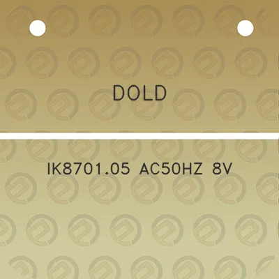 dold-ik870105-ac50hz-8v