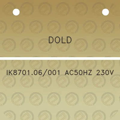 dold-ik870106001-ac50hz-230v