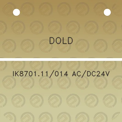 dold-ik870111014-acdc24v