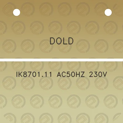 dold-ik870111-ac50hz-230v