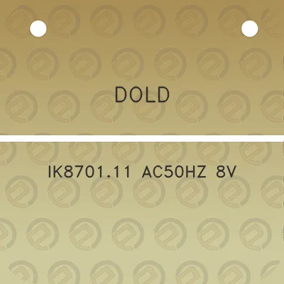 dold-ik870111-ac50hz-8v