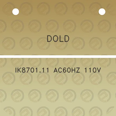 dold-ik870111-ac60hz-110v