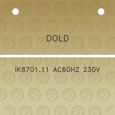 dold-ik870111-ac60hz-230v