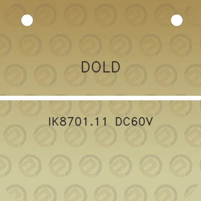 dold-ik870111-dc60v