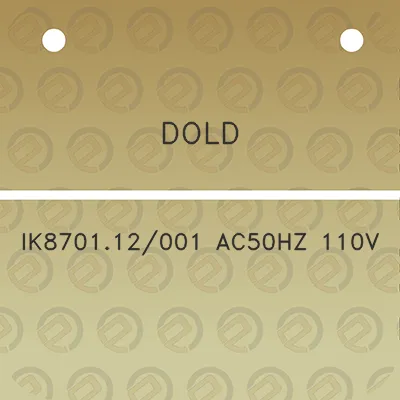 dold-ik870112001-ac50hz-110v