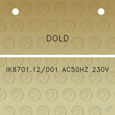 dold-ik870112001-ac50hz-230v