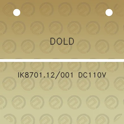 dold-ik870112001-dc110v