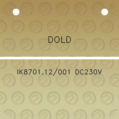 dold-ik870112001-dc230v