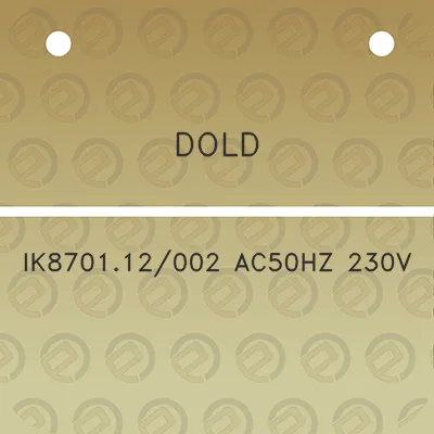 dold-ik870112002-ac50hz-230v