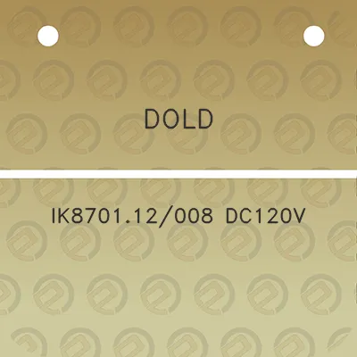 dold-ik870112008-dc120v