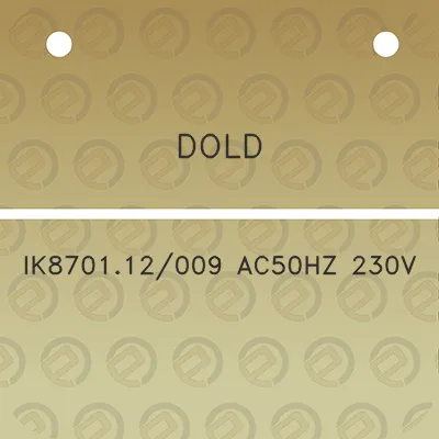 dold-ik870112009-ac50hz-230v