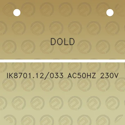 dold-ik870112033-ac50hz-230v