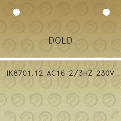 dold-ik870112-ac16-23hz-230v