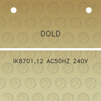 dold-ik870112-ac50hz-240v