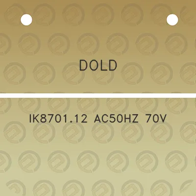 dold-ik870112-ac50hz-70v