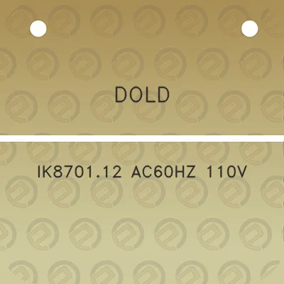 dold-ik870112-ac60hz-110v