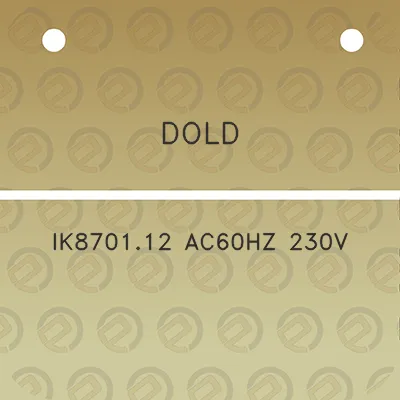 dold-ik870112-ac60hz-230v