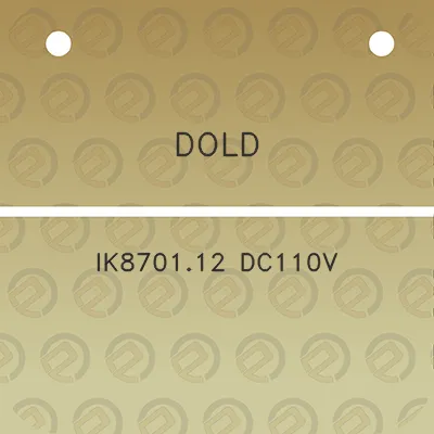 dold-ik870112-dc110v