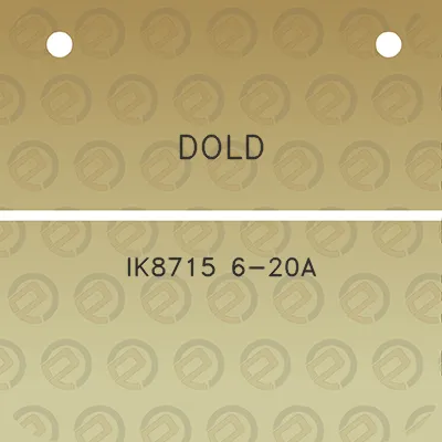 dold-ik8715-6-20a