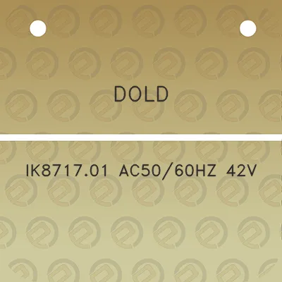 dold-ik871701-ac5060hz-42v