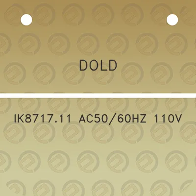 dold-ik871711-ac5060hz-110v