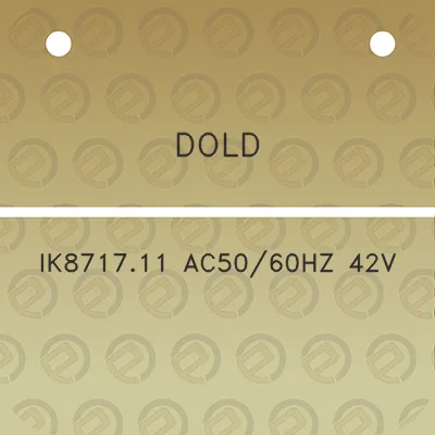 dold-ik871711-ac5060hz-42v