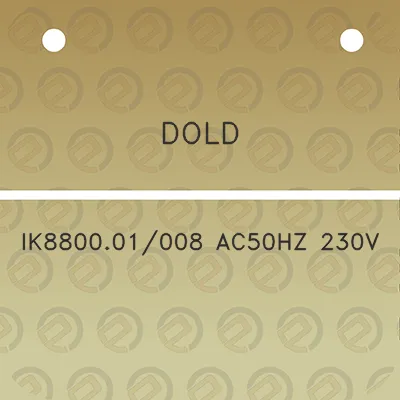 dold-ik880001008-ac50hz-230v