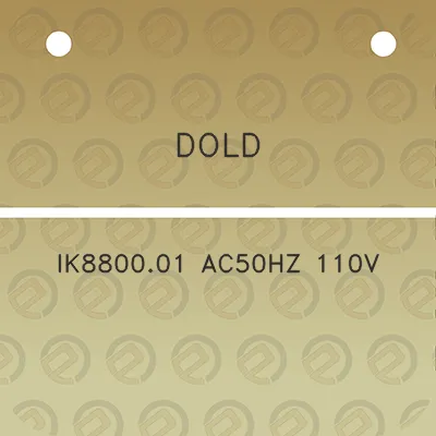 dold-ik880001-ac50hz-110v