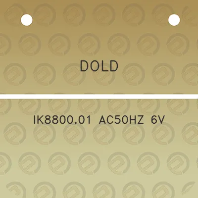 dold-ik880001-ac50hz-6v