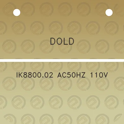 dold-ik880002-ac50hz-110v