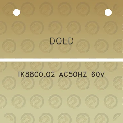 dold-ik880002-ac50hz-60v