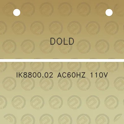 dold-ik880002-ac60hz-110v