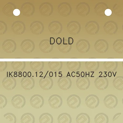 dold-ik880012015-ac50hz-230v