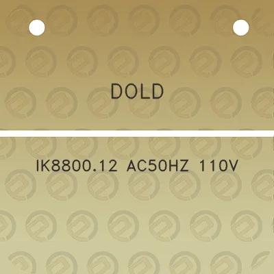 dold-ik880012-ac50hz-110v