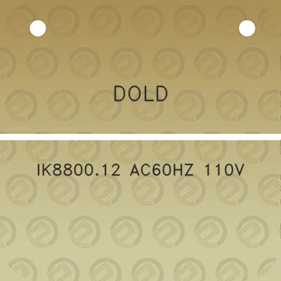 dold-ik880012-ac60hz-110v