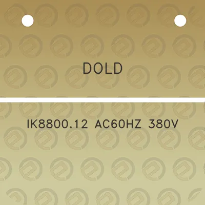 dold-ik880012-ac60hz-380v