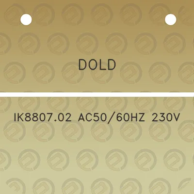 dold-ik880702-ac5060hz-230v