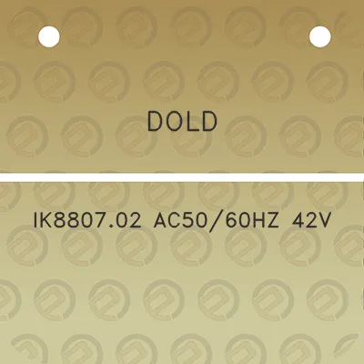 dold-ik880702-ac5060hz-42v