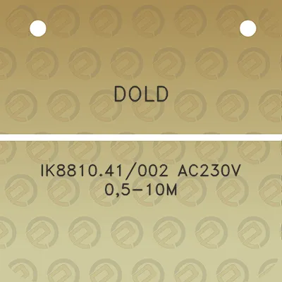 dold-ik881041002-ac230v-05-10m