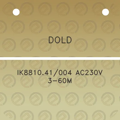 dold-ik881041004-ac230v-3-60m