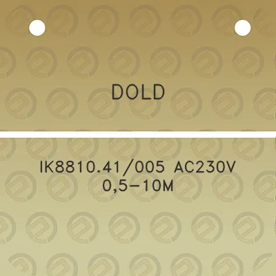 dold-ik881041005-ac230v-05-10m