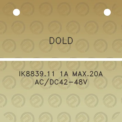 dold-ik883911-1a-max20a-acdc42-48v