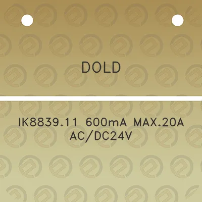 dold-ik883911-600ma-max20a-acdc24v