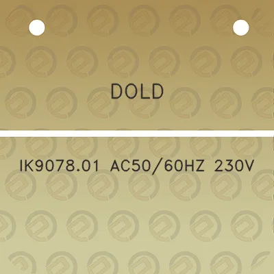 dold-ik907801-ac5060hz-230v