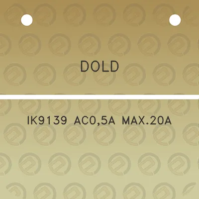 dold-ik9139-ac05a-max20a