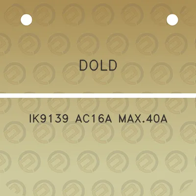 dold-ik9139-ac16a-max40a