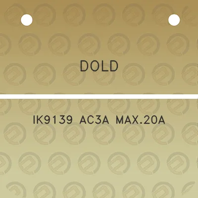 dold-ik9139-ac3a-max20a