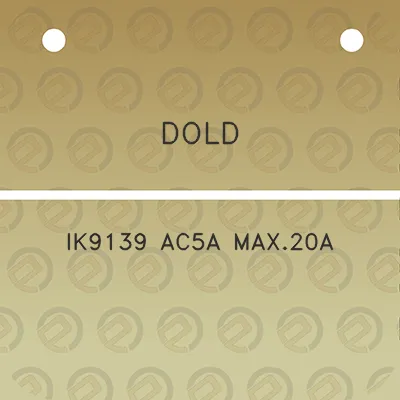 dold-ik9139-ac5a-max20a